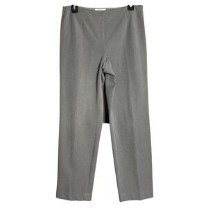Talbots Ankle Pants Taupe Stretch Minimalist Basic Career Capsule Womens 6